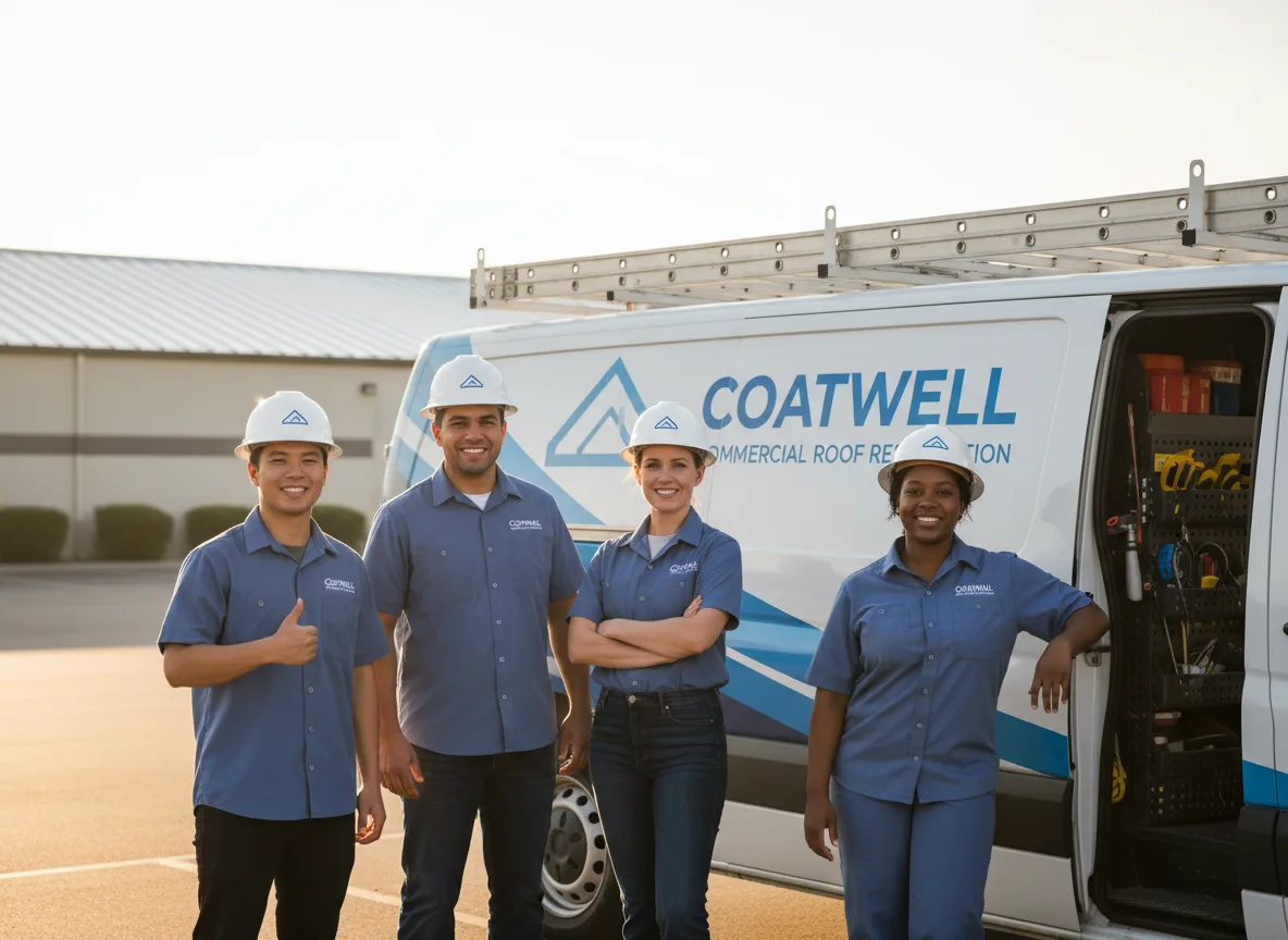 Commercial roof coating company in Paisley, OR